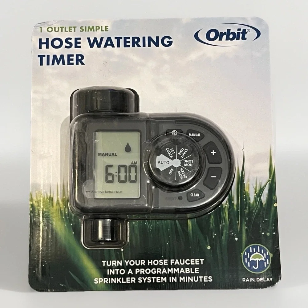 Orbit 1 Outlet Programmable Hose Faucet Timer PN 56619 Watering Sprinkler - NEW